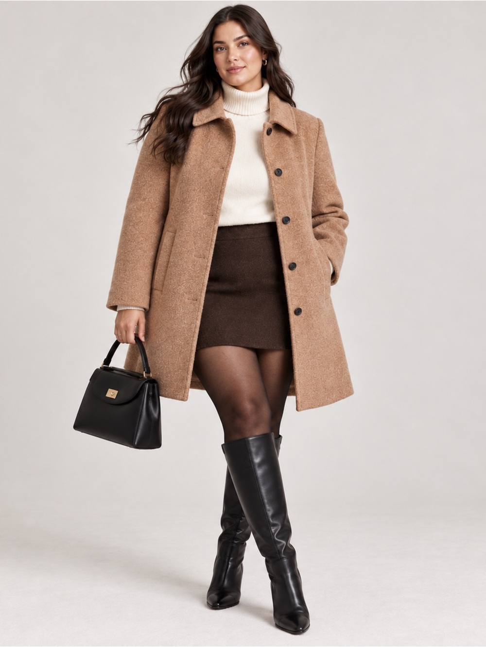 J.Crew Italian Boiled Wool Car Coat Size 18 Camel A-Line Wool Coat Fall 2025